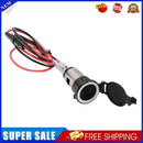 Metal Cigarette Lighter Socket 12V Power Outlet with Wires for Car Boat ATV