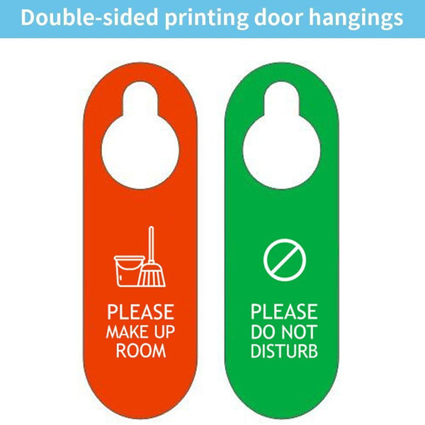 Door Hanger Tags Cleaning Label Do Not Disturb Signs Door Knobs Hanger Pendant