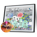 5D Diamond Painting Board Flower Full Round Drill DIY Wall Art Home Decor G