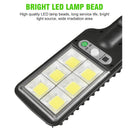1pc LED Solar Wall Light Motion Sensor Outdoor Garden Security Street Yard Lamp