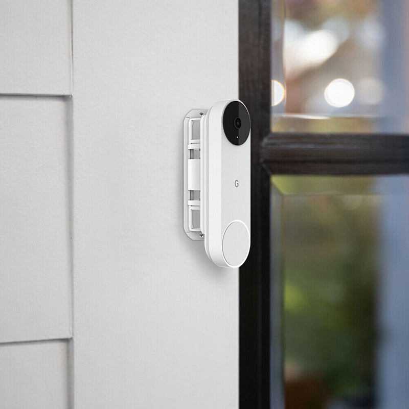 Smart Video Doorbell Bracket Wall Mounted ABS Doorbell Accessory for Google Nest