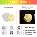 #A DIY Dice Digital Game Mould Multipurpose Silicone Reusable for Family Decorat