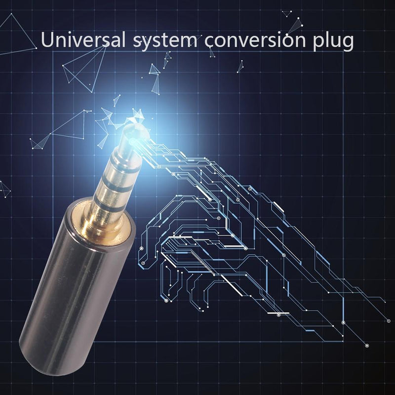 3.5mm Male to Female M/F Stereo Audio Plug CTIA to OMTP Headphone Adapter  Newly