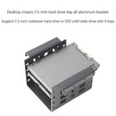 4 Bay 2.5"" to 3.5"" Adapter Bracket SSD Hard Drive Enclosure Caddy Tray