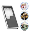 Mini Magnifying Glass 3X 10X Magnifier Magnifier with LED UV Lights for Identifying