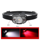 Induction Headlight Smart Sensor Head Torch LED Light Fishing Running Light