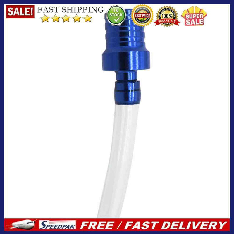 Motorcycle Gas Fuel Cap Valve Vent Breather Hose for ATV Dirt Bike(Blue)