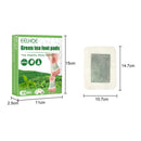 1 Box Foot Patch Foot Pad Improve Sleep Relief Fatigue Pressure (Green Tea)