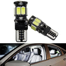 Bulbs COB 5630 5SMD T10 W5W Car LED Reading Bulbs Dome Map License Plate Light