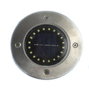 20 LED Solar Buried Lamp Waterproof Outdoor Garden Light (1pc Warm White)