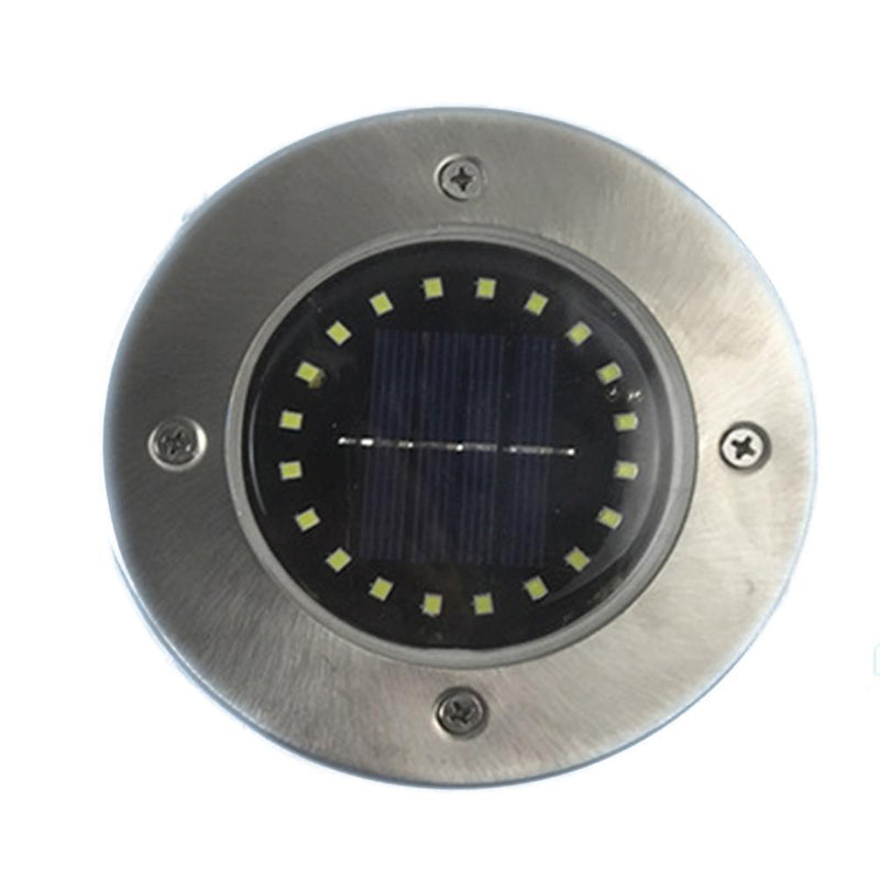 20 LED Solar Buried Lamp Waterproof Outdoor Garden Light (1pc Warm White)