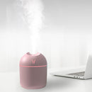 Ultrasonic Air Humidifier Aroma Sprayer USB Essential Oil Diffuser (Pink)