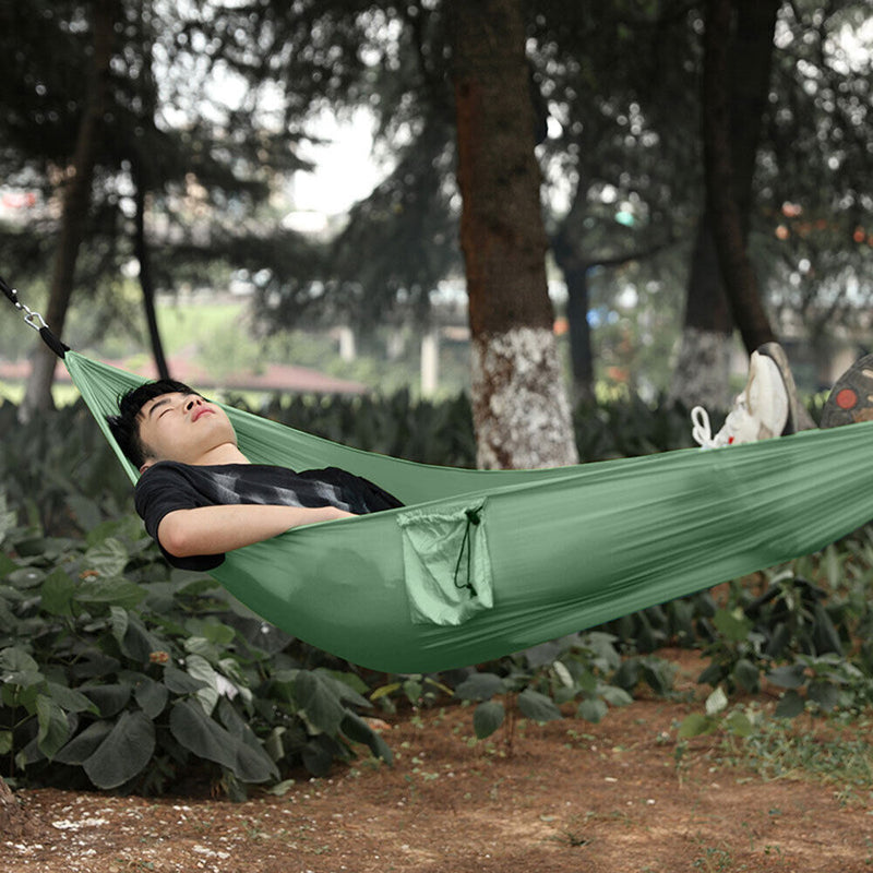 Outdoors Portable Camping Parachute Hammock Swing Chair for Backpacking Tra
