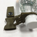 Portable Outdoor Hiking Nylon Webbing Bottle Holder Buckle Clip(Army Green)