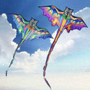 Colorful Bat Kite With 30M Kite Line Children Kite Outddoor Gifts Y7I6 B2P5