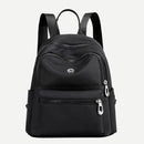 Women Nylon School Backpacks Solid Students Girls Daily Travel Shoulder Bags