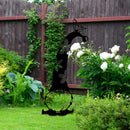 Gnomes Garden Decor, Ground Sign Silhouette for Outdoor, Lawn, Yard (4) Newly