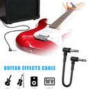 6.35 Electric Guitar Effect Pedal Cable 15cm Guitar Amplifier Patch Cord Newly