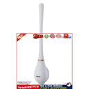 Toilet Brush with Holder Set Auto Wall-Mounted Deep-Cleaning (White) Newly