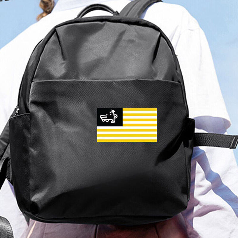 10pcs 4.5x2.5 inch Car Stickers America Flag Auto Styling Laptop Helmet Decals