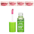 Waterproof Transparent Lip Tint Color Changing Aloe Lip Gloss Liquid Lipstick
