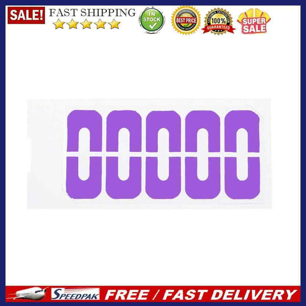 10pcs U-Shaped Nail Stickers Spill-Proof Nail Polish Protector (Purple)