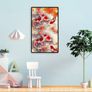 DIY Full Round Drill Diamond Painting Koi Handmade Room Decor Art Craft Gift