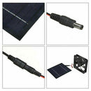 Chicken House Portable Camping Fan Greenhouse Solar Panel Fan Mini Ventilator