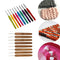 Sewing Knitting Crochet Tool Set with Soft Handle Hook Manual Crochet Tool Set