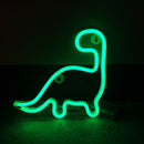 Dinosaur LED Neon Light Colorful Neon Sign Hanging Decoration Lamp (Green) Newly
