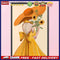 Sunflower Girl Full Cross Stitch 11CT Printed Embroidery Craft Kits Home Decor