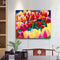 Colorful Flower Oil Paint By Number Kit DIY Drawing Canvas Picture for Adults