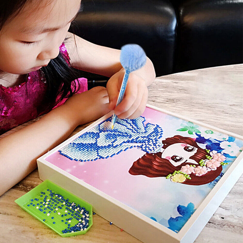 Novelty Hairball 5D Diamond Painting Pen for DIY Crafts Mosaic Picture Sewing