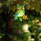 Metal Glass Painted Owl Wind Chimes Garden Birds Wind Chime Bell Hanging Pend