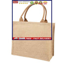 Burlap Totes Handbag, Women Eco Friendly Shopping Wallet Top-handle Grocery Bags