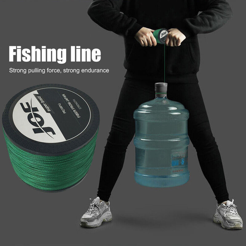 4 Strands 300m PE Braided Super Strong Fishing Line 0.23mm-0.30mm 28-45LB Smooth