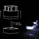 Outdoor LED Solar Post Headlamp Waterproof Fence Lamp Home Garden Lantern