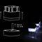 Outdoor LED Solar Post Headlamp Waterproof Fence Lamp Home Garden Lantern