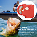 Portable Auto Electric Fishing Hook Tier Fish Hooks Line Tying Device (Red)