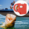 Portable Auto Electric Fishing Hook Tier Fish Hooks Line Tying Device (Red)