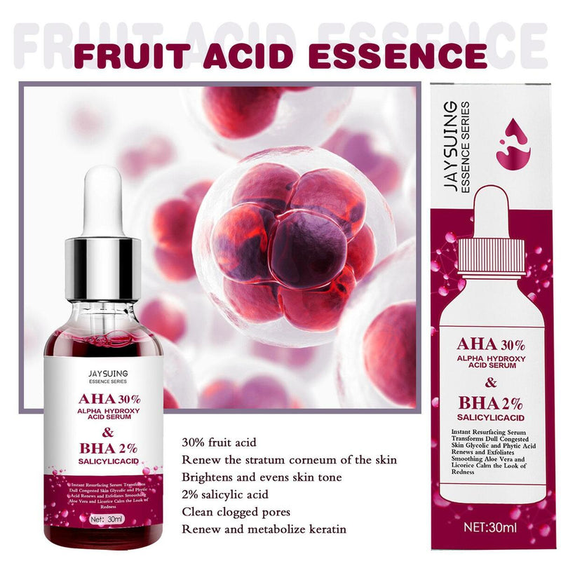Fruit Acid Essence Granules Active Lotion Shrink Pore Facial Essence_