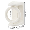 Nail Free Adjustable Shelf Adhesive Round Hook Hanging Rack Curtain Rod Holder