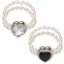 With Crystal Double Layer Popular Accessories Aadjustable Ring Jewelry