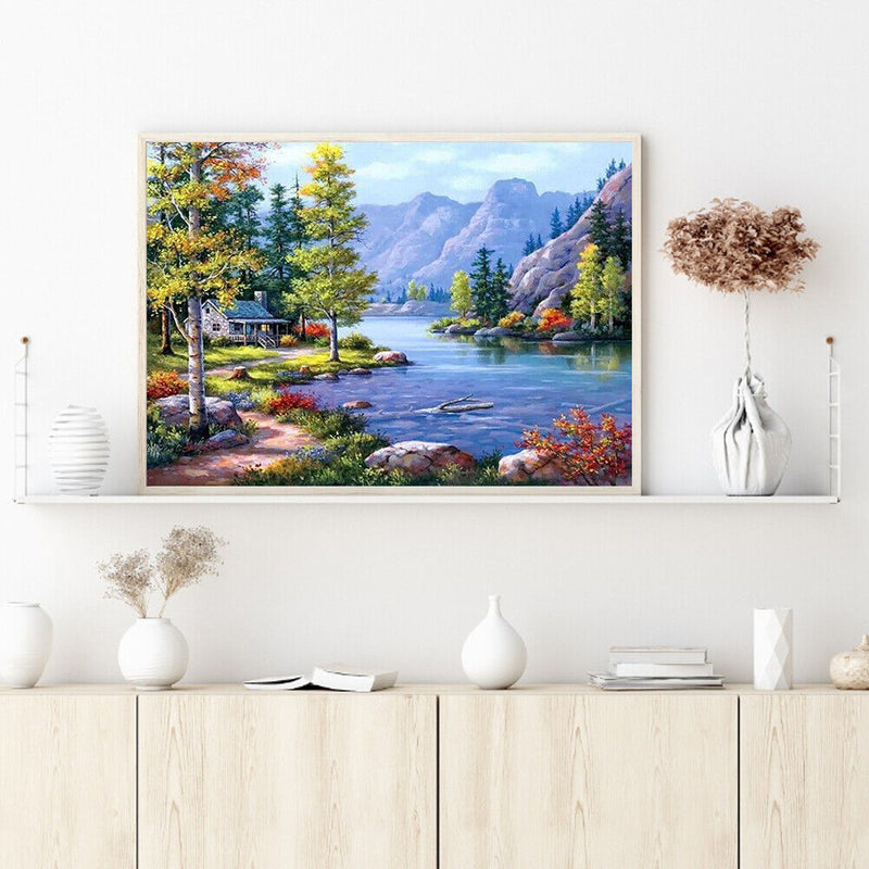 Landscape 50x40cm DIY Paint By Numbers Art Picture On (M339)