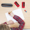 Woodwork Carpenter Pencil Sharpener Narrow Shaver Tool Stationery (Red)