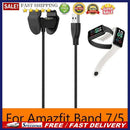 30cm/100cm USB Charger Cable Replacement Parts Charger Clip for Amazfit Band 7 5