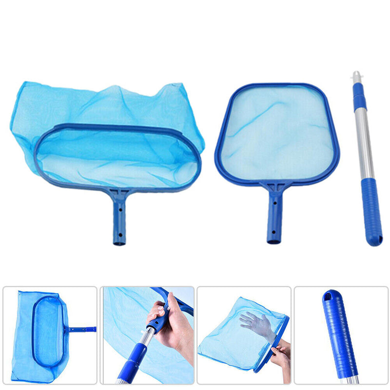 3pcs Swimming Pool Net Tool Shallow Deep Water Fishing Cleaning Net Supplies