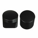 Public Toilet Bathroom Black Round Shape Knob Partition Handle Handle Plastic