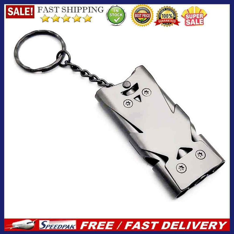 Outdoor Three-Pipe Emergency Survival Whistle EDC Portable High Decibel Whi