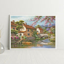 5D DIY Diamond Painting House Full Square Diamond Mosaic Wall